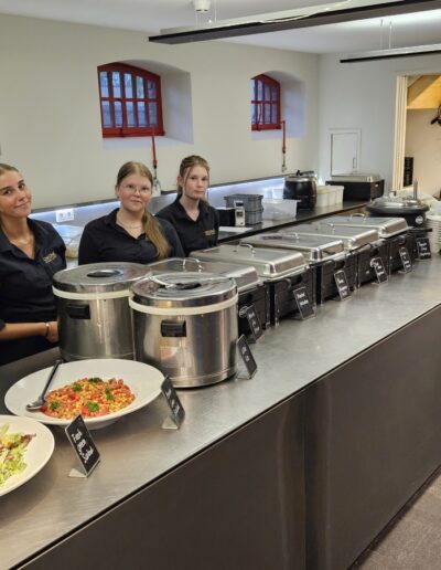 Buffet voor artiesten en muzikanten van Culemborg Blues 2024