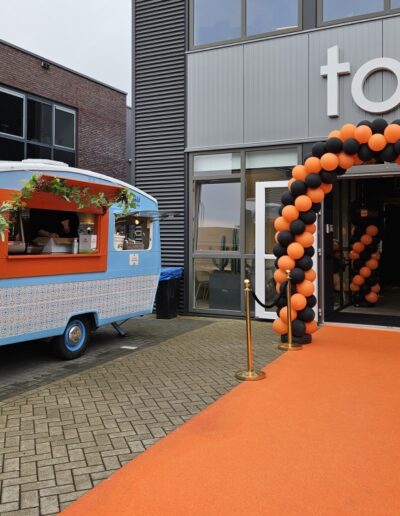 Food trailer van Uw Chef Catering open dag van Brandingbureau TOON uit Geldermalsen