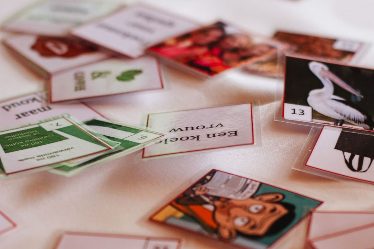 Spelkaarten van de puzzelproeverij bij Uw Chef Catering Tricht